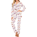 Giraffe Pattern Print Design 02 Women's Long Pajama Set