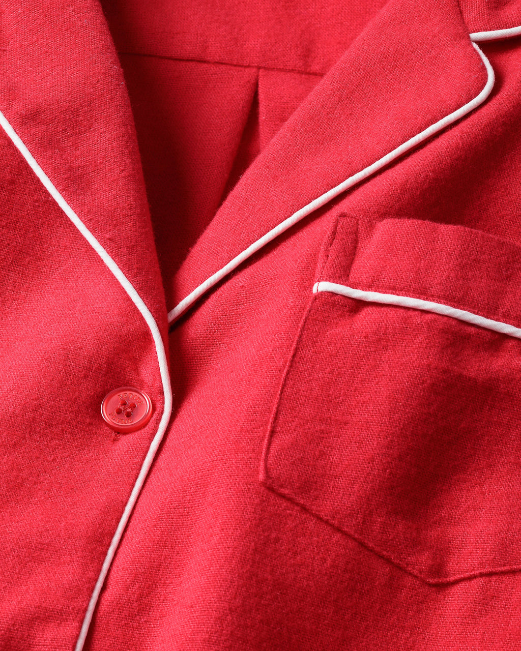 Men's Flannel Pajama Set in Red