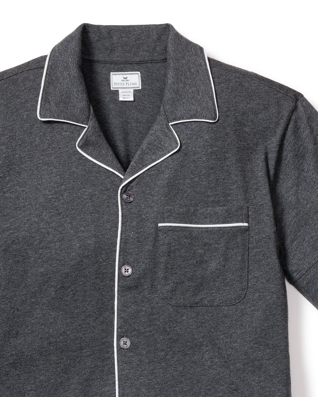 Men's Pima Pajama Short Set in Navy